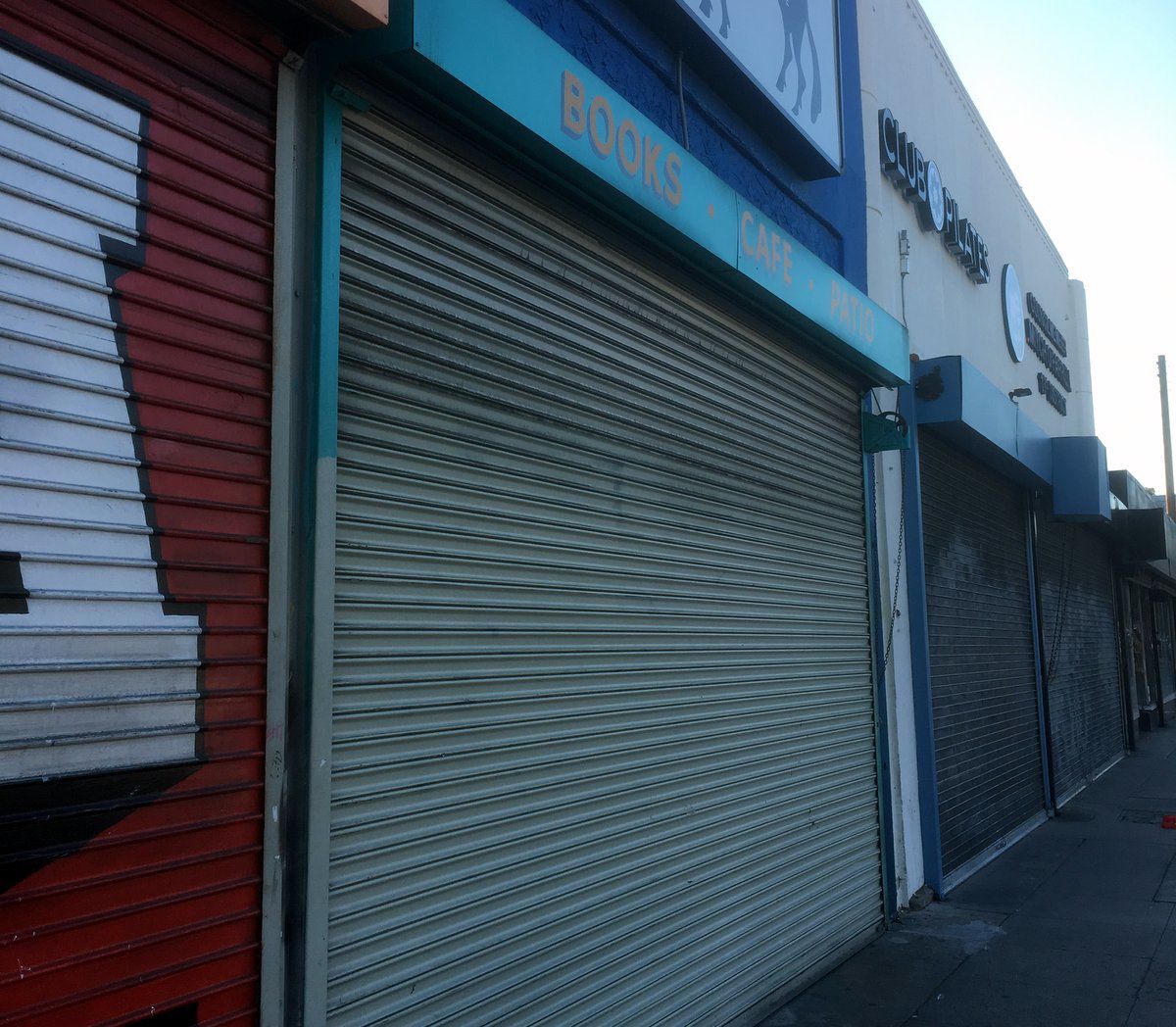 Closed Echo Park storefronts